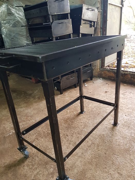 Grătar grădină picnic grill 90x50x10