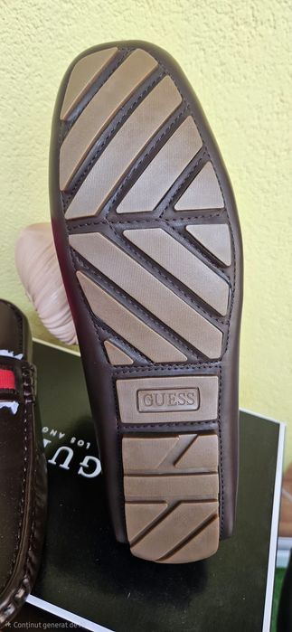 Mocasini Guess Aurolo din piele Bărbați