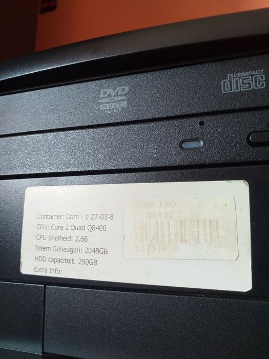 Vand PC HP 4GB RAM 250 HDD