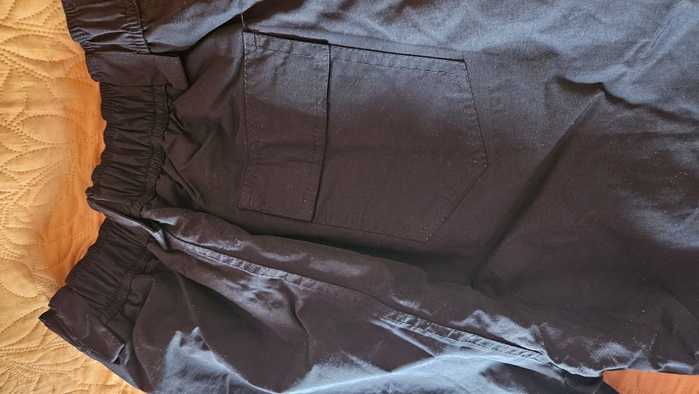 Работен зимен панталон топлозащитен нов размер L, черен цвят