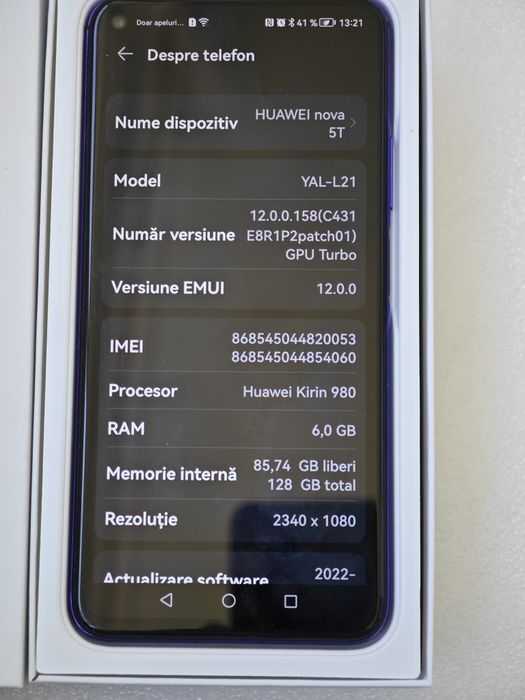 Telefon Huawei Nova 5T