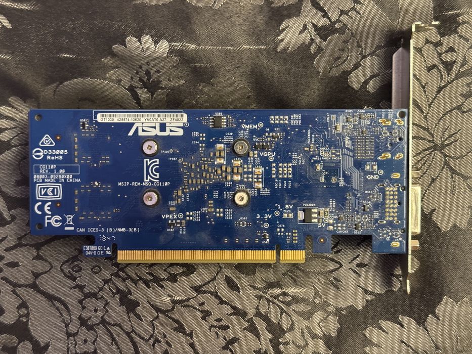 Placa video nvidia GT1030 silent-low profile