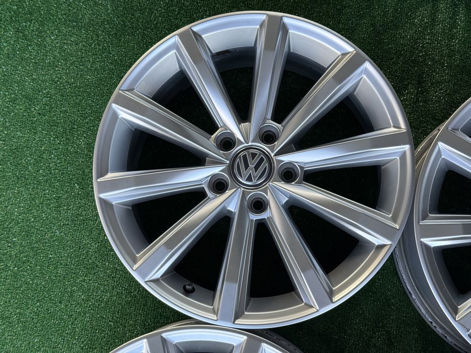 4бр. ОТЛИЧНИ 17” ОРИГИНАЛНИ Джанти *LONDON* 5х112 за -VW/SEAT/SKODA/AUDI/Vag- 7.0Jx17H2, ET40