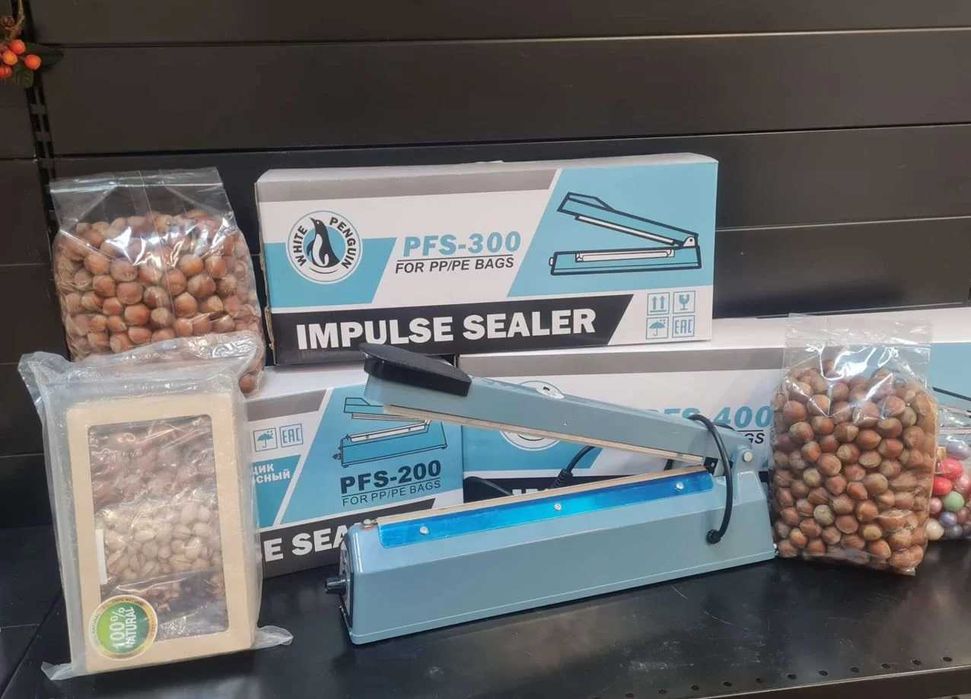 Запайщик пакетов, ручной, импульсный, 30-100 см, НОВЫЕ