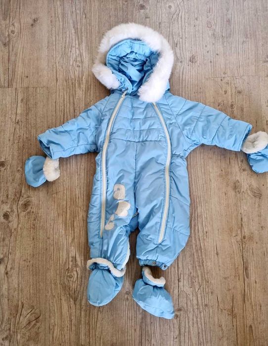 Зимний конверт для новорожденного демисезонный комбинезон для младенца