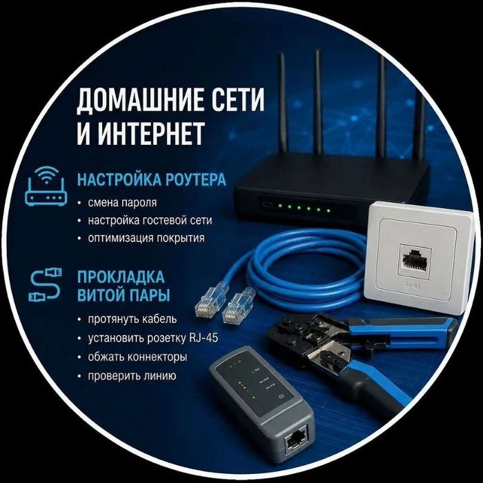 Настройка WI-Fi.  LAN кабел тортиш. LAN кабелга коннектор к,у'йиш.