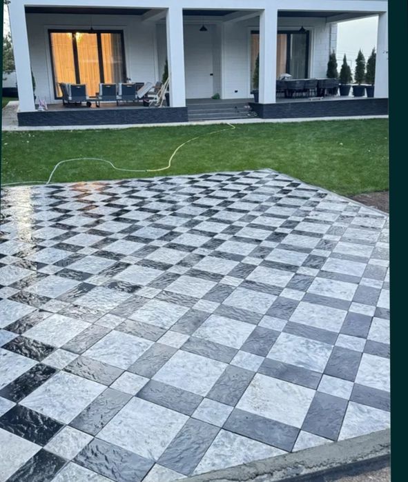 Укладка брусчатки