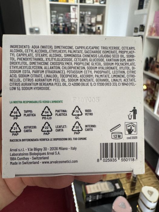 ARVAL Aquapure Hydra Comfort – Cremă hidratantă pentru ten normal și deshidratat