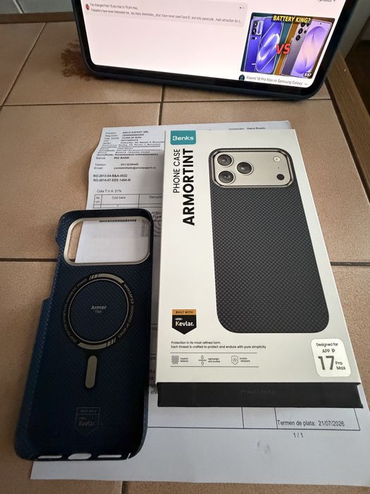 Husa Kevlar Benks -Iphone 17 pro Max