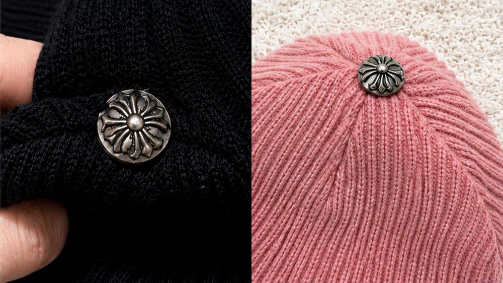 Căciuli Chrome Hearts – Negru și Roz