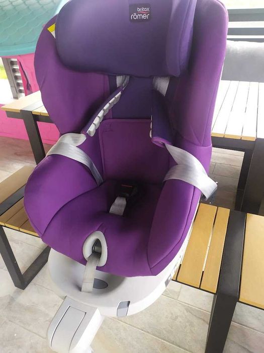 Scaun auto Britax Romer Dualfix, 360, ISOFIX, 0-18 kg, Mov