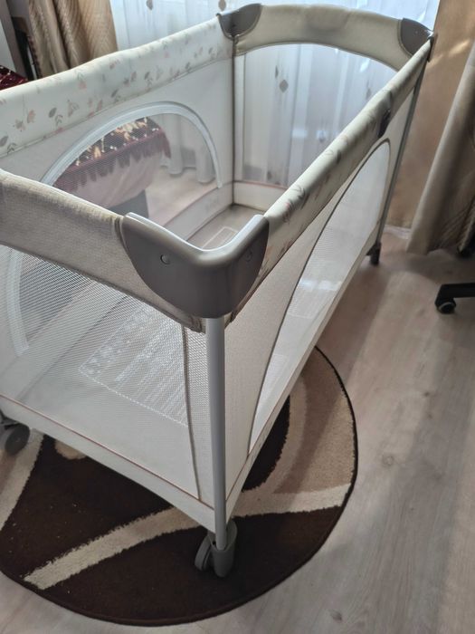 Patut de voiaj Joie + saltea cocos + saltea pliabila de calatorie