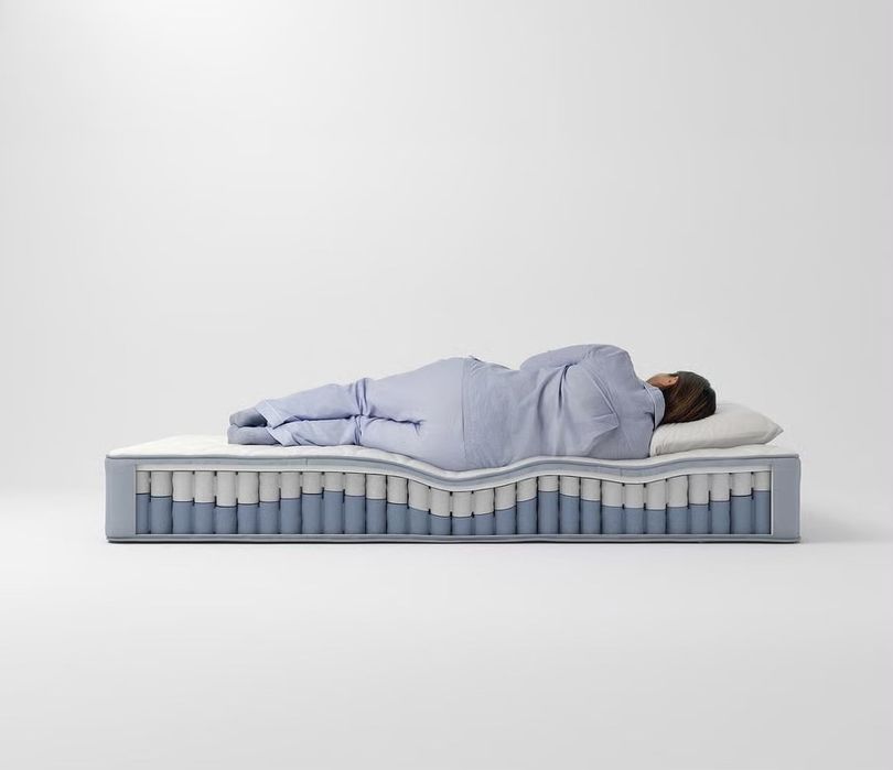 Saltea cu arcuri împachetate si spuma memorie 160x200 ikea