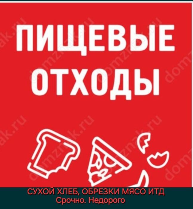 Срочно. Пищевые отходы