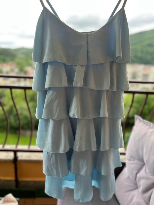 Лятна синя рокля