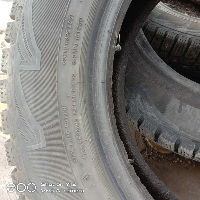 Автошины шипованные б/у