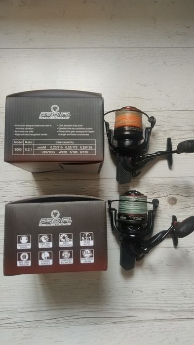 2 lansete feeder+2 mulinete feeder