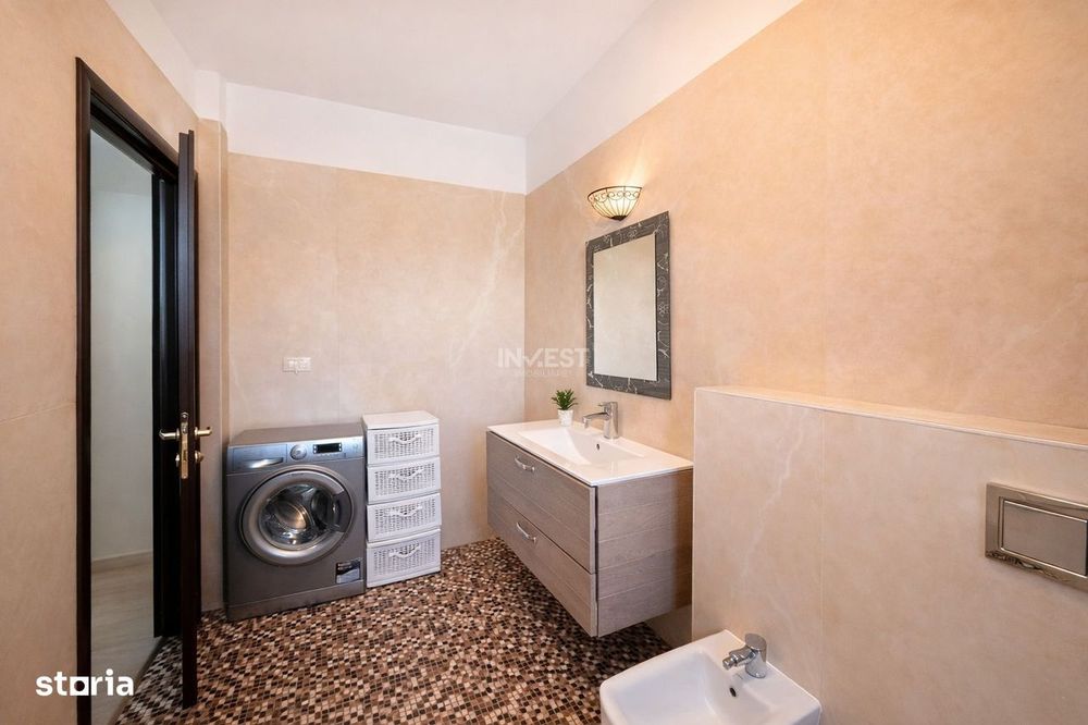 Apartament mobilat 68 MP Utili - etaj intermediar cu lift - zona Cetat