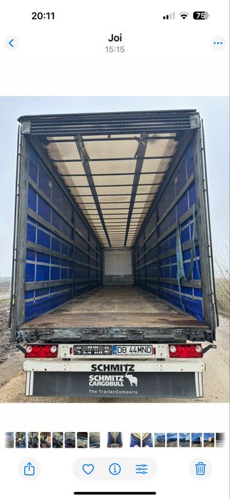 Camion MAN TGX 440 mega+ Semi remorca schmitz various