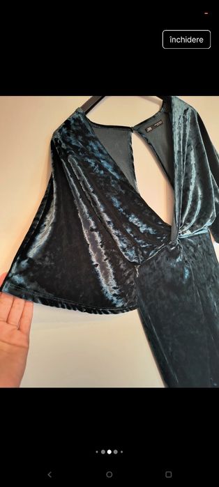 Rochie turcoaz Zara s