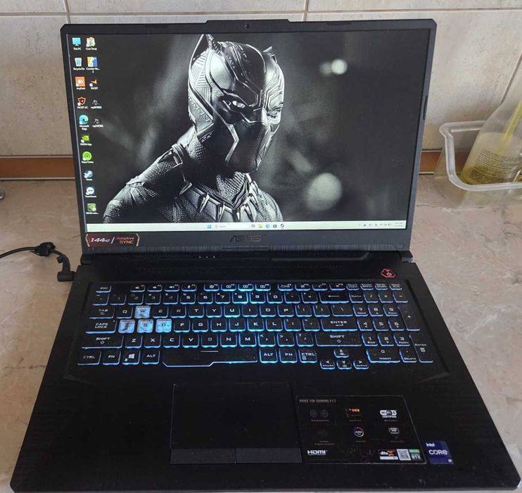 Laptop Asus TUF Intel i9-11900H, 144 hz, RTX 3060 6 GB ,16 GB DDR4, FX706HM-HX006