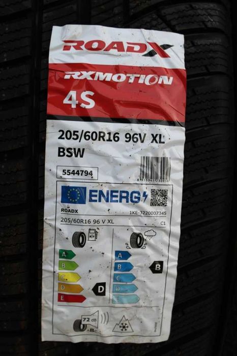 Anvelope noi 205/60R16 96V, XL, RoadX, All Season, DOT 2025
