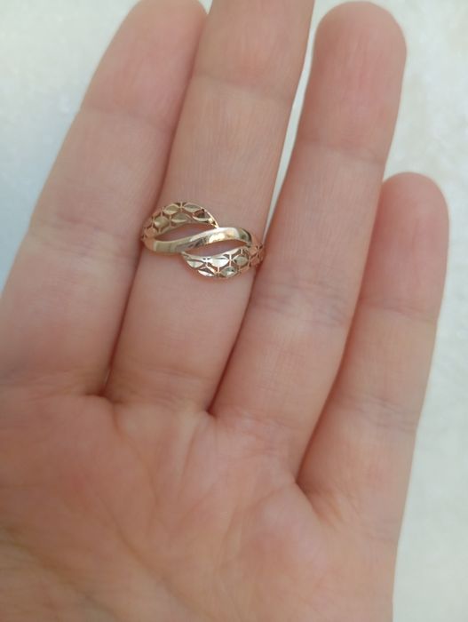 Золотое кольцо 585 пробы золота заводское