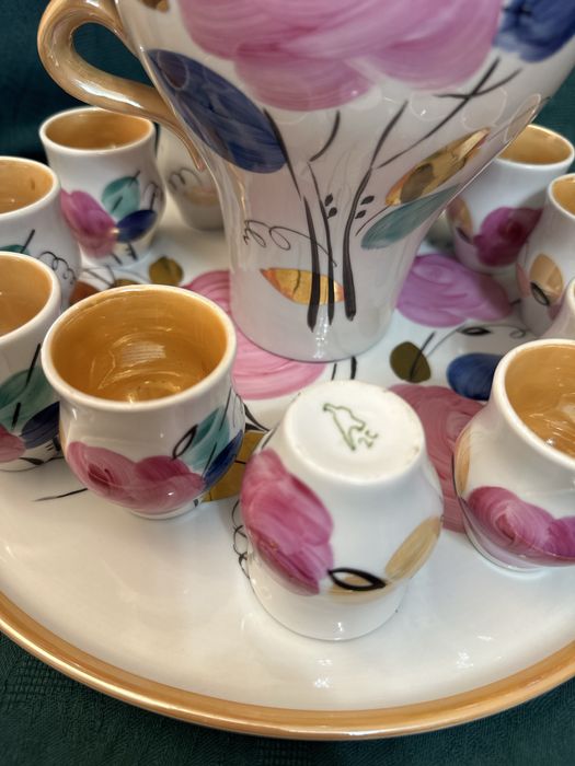 Руски/съветски рядък сервиз агашки на Дулево