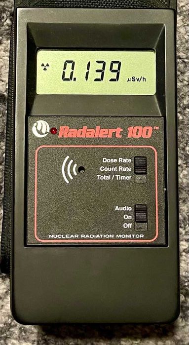 Vand aparat profesional de masurare a radiatiei nucleare Radalert 100X