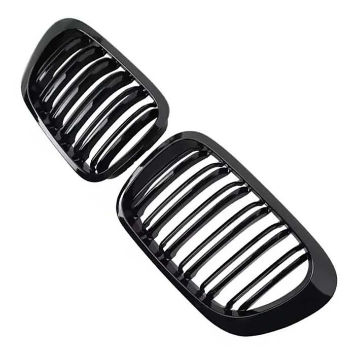Set 2 grile duble M negru lucios BMW Seria 3 E46 NFL 1998-2001