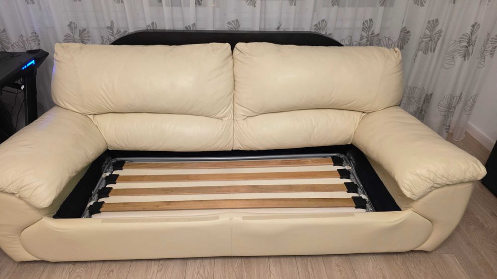 Vand canapea extensibila piele naturala