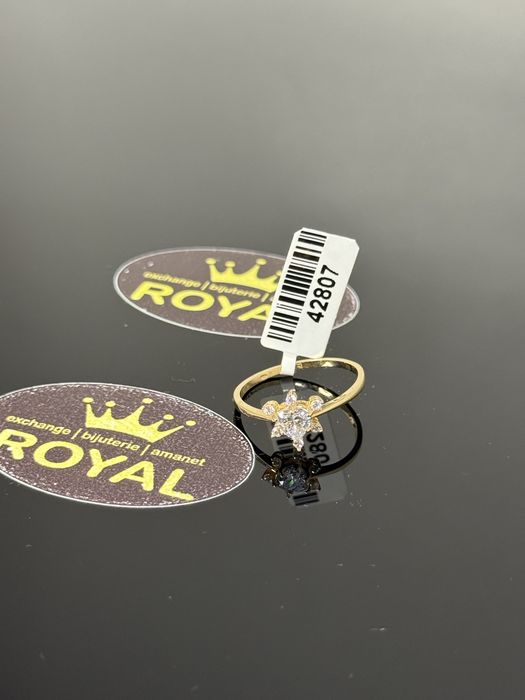 Bijuteria ROYAL : Inel AUR NOU 14K / 1.64 GR