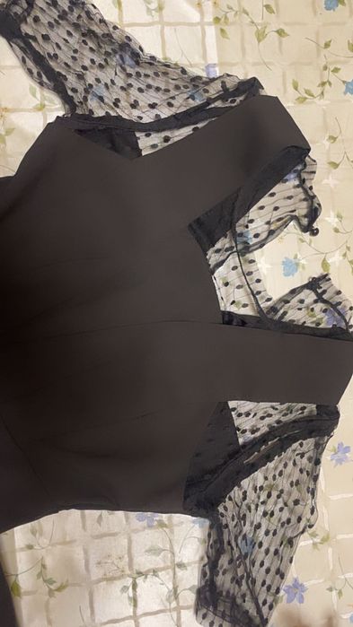 Чёрный женский комбинезон