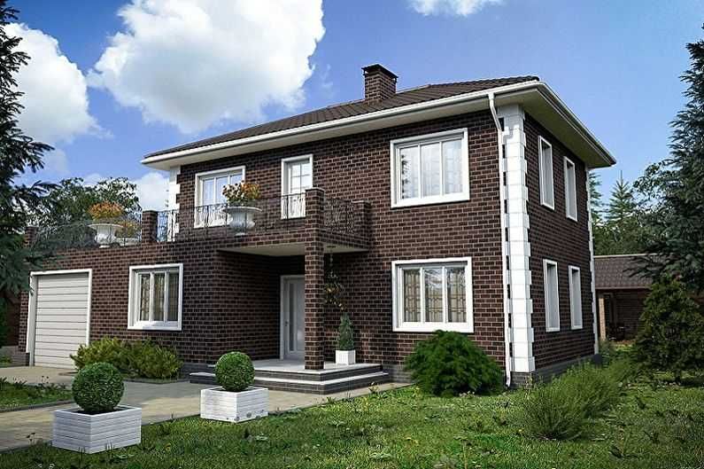 Плитки и кирпичи клинкерные для фасада дома