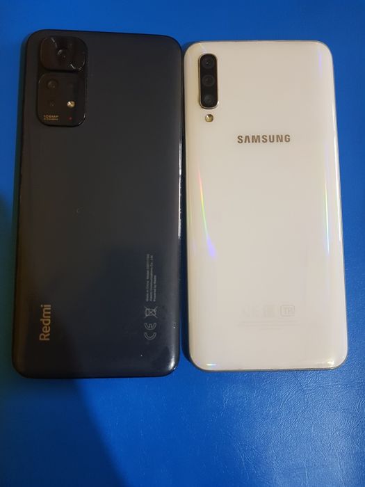 Продам два телефона samsung a50 , redmi note 11s