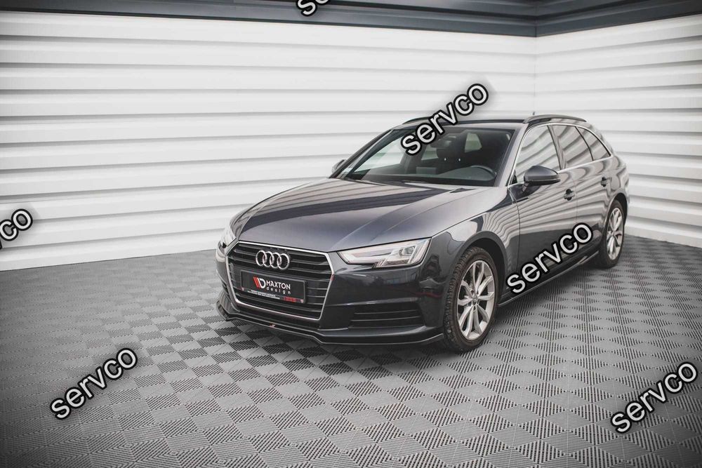 Prelungire splitter bara fata Audi A4 B9 2015-2019 v12 - Maxton Design