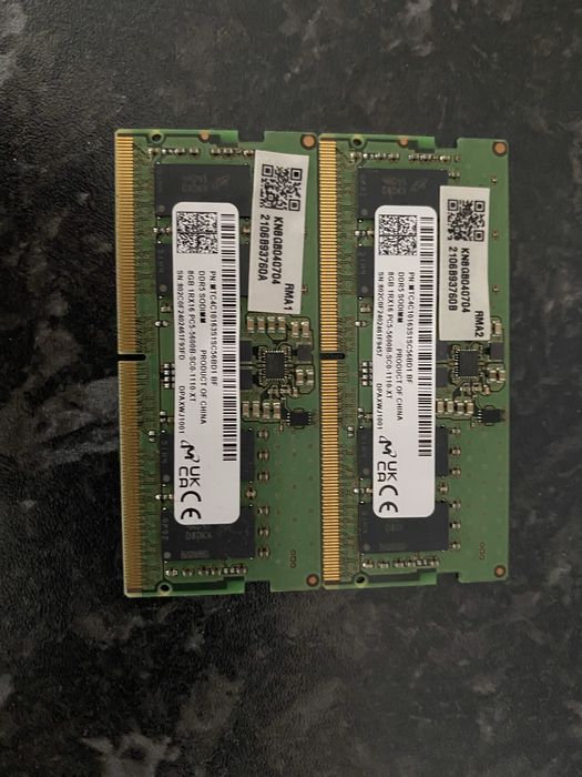 Продам ОЗУ для ноутбука DDR5 16Gb 2x8