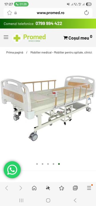 Vand pat pentru persoane cu dizabilitati