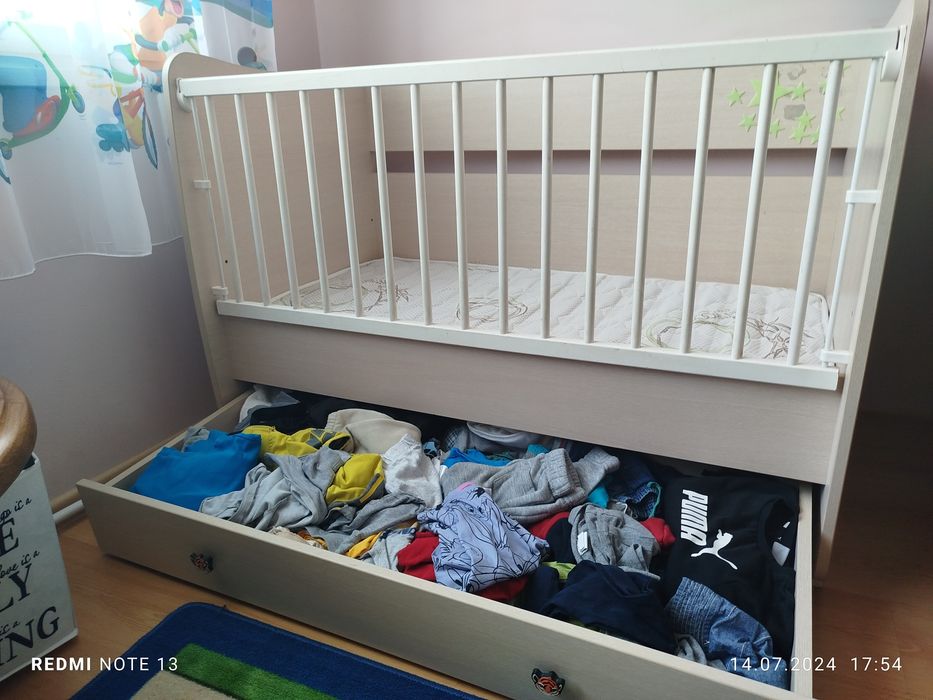 Детско легло 120х60 с матрак