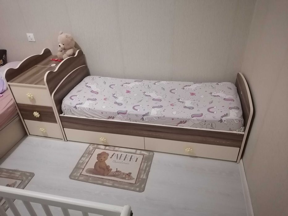 Детска кошара 3в1 с 2 матрака