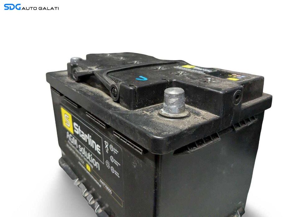 Baterie Acumulator Auto AGM 70AH 760A Starline 44477800S Volkswagen Audi Seat Skoda Ford Opel Toyota BMW Mercedes Renault Peugeot Dacia [L9798]