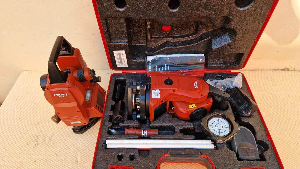 Hilti POS 15 - POT 10 stație totala + teodolit