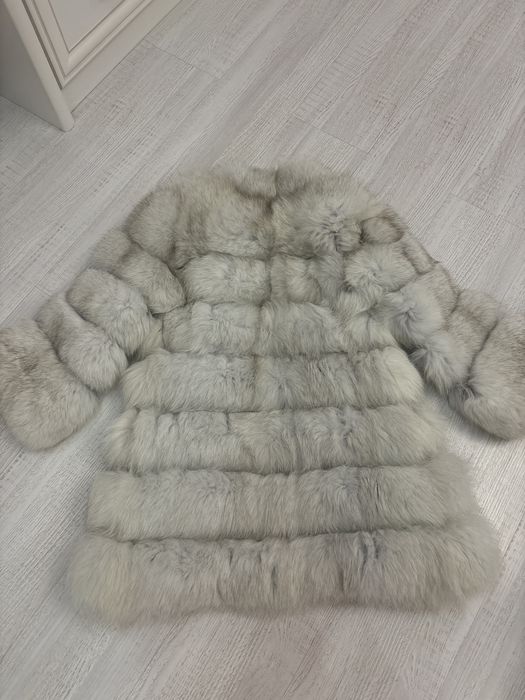 Шуба из песца (поперечка)