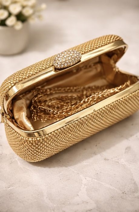 Вечерний клатч премиум-класса (gold luxury)