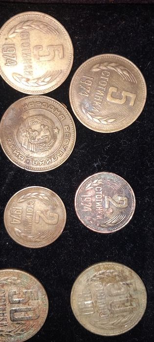 Лот монети 74г- 90г