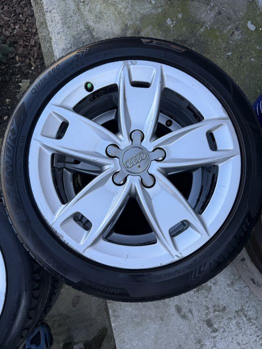 Jante 5x112 cu anvelope 225 45 R17 vara