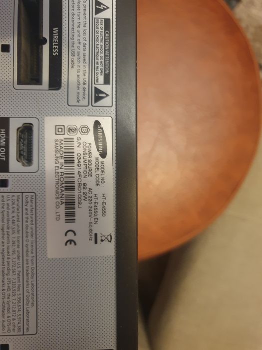 Sistem Home Theatre 3D cu Blu-ray Samsung HT-E4550