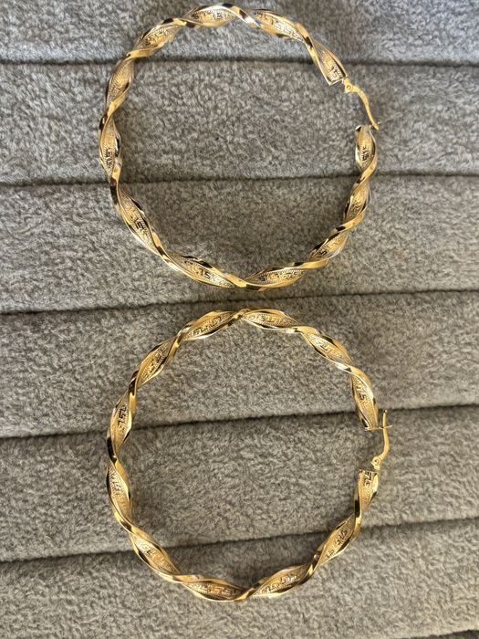 Златни обеци 14 карата (585) 7.46гр