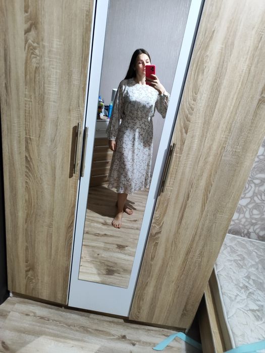 Платье из шифона размер 46