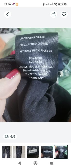 vând pantaloni piele naturala foarte moi și catifelati, NOI
